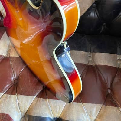 Epiphone Scarce Left Handed 1999 Casino Electric Guitar Antique Sunburst Finish Peerless Factory Korea w/ OHSC & Docs LEFTY! image 11