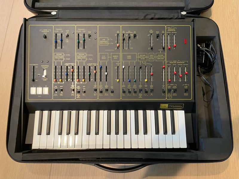 Korg ARP Odyssey Rev2 - San Diego, CA local pickup - 37-Slim Key Duophonic Analog Synthesizer 2015 - Present - Black/Gold image 1