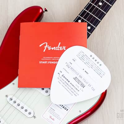 2023 Fender Heritage ‘60s Stratocaster Candy Apple Red Lacquer, Near-Mint w/ Tags, Japan MIJ image 16