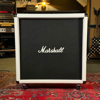 Marshall 1960B 4x12" Straight Guitar Speaker Cabinet 1970's Re-Finished - White image 3