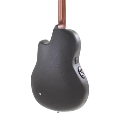Ovation CS24C-4 Celebrity Traditional Mid-Depth Cutaway Lyrachord Body Solid Cedar Top 6-String Nylon Classical Acoustic-Electric Guitar w/Hard Case image 2