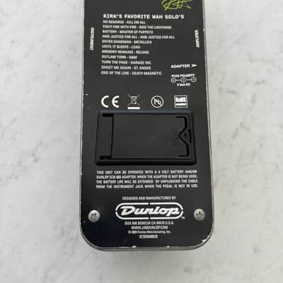 Dunlop KH95 Kirk Hammett Signature Cry Baby Wah 2010 - Present - Green image 6
