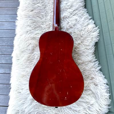 First Act Acoustic student guitar, travel, mini 80’s - Burst image 4