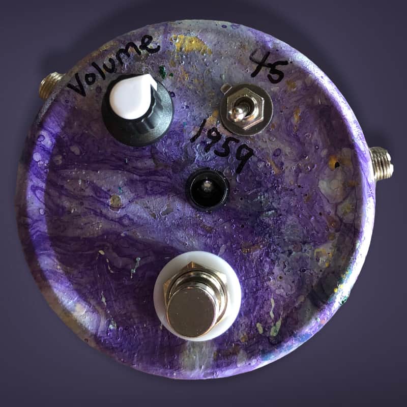 Player's Gear's History of Rock British Style Overdrive Pedal - Purple swirl image 1