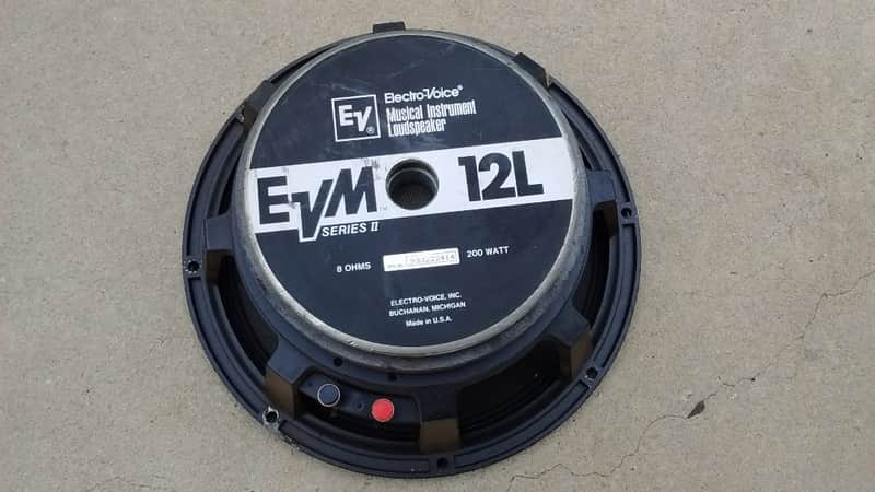 Electro-Voice EVM 12L Series II - 12 Inch Speaker - 8 Ohms - 200