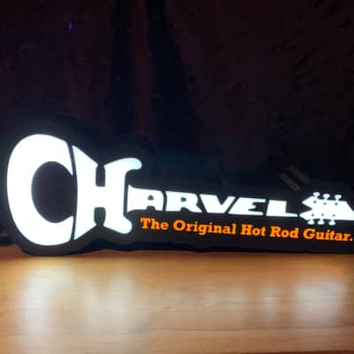 "LED Lighted Charvel Guitar Sign | Custom Lamp & Studio Light | Perfect for Music Room/Studio image 3