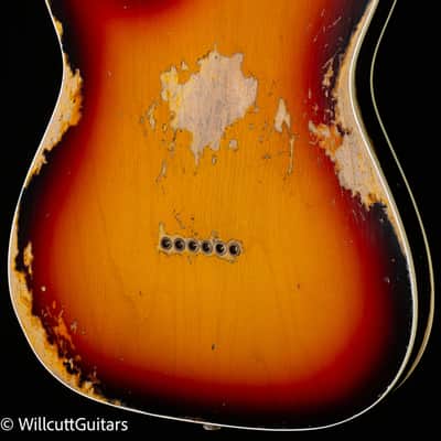 Fender Custom Shop 1960 Telecaster Custom Heavy Relic 3-Tone Sunburst (599) image 2