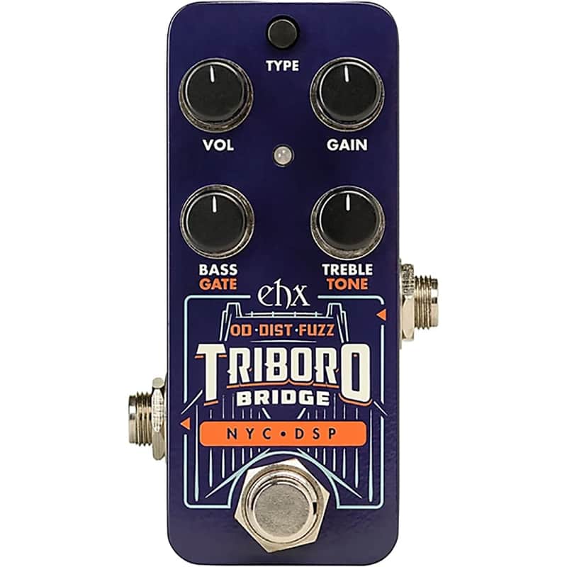 Mint EHX Electro-Harmonix Pico Triboro Bridge Overdrive, Fuzz & Distortion Mini Guitar Effect Pedal image 1