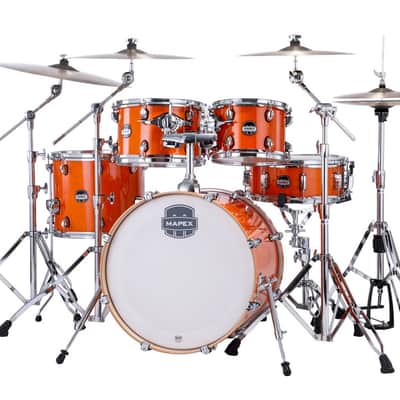 Mapex Mars Maple Fusion Shell Pack - Glossy Amber (MM504SFOG) image 3