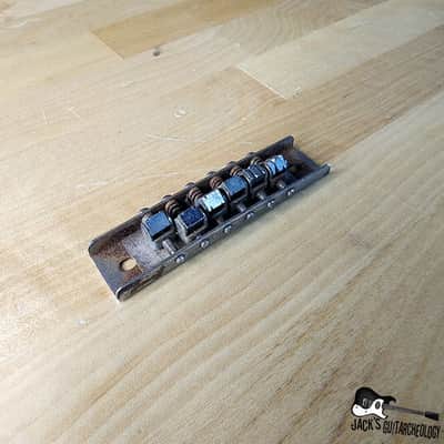 Teisco / Matsumoku MIJ Electric Guitar Bridge w/ Mute Bar (1960s) image 3