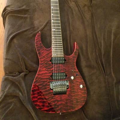 Ibanez RG927QM Premium Red 7 String image 1