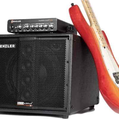 Genzler MG350 Magellan Bass Guitar Amplifier Head (350 Watts), with Genzler BA10 Speaker Cabinet image 4