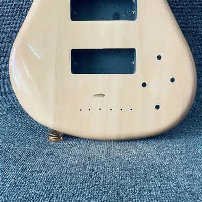 Solid Basswood Bass Guitar Body image 2