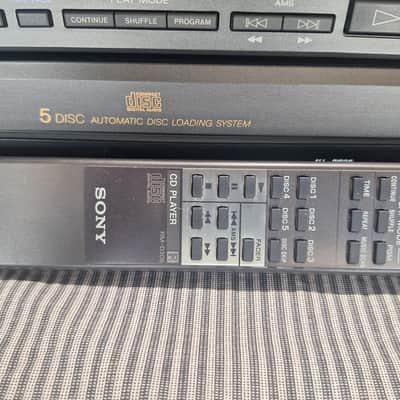 Sony CDP-C305M 1990 - Black painted metal image 10