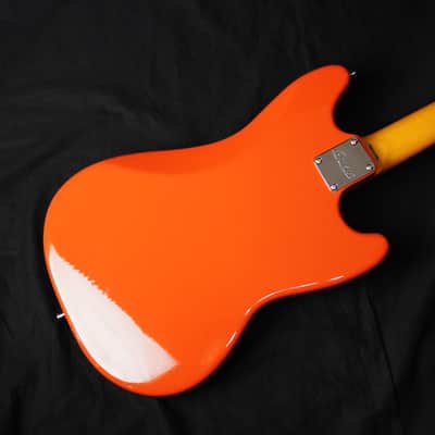Fender Kurt Cobain Mustang KC-MG/LH FRD 2012 Fiesta Red Oranj-stang  Left-Handed MIJ image 12