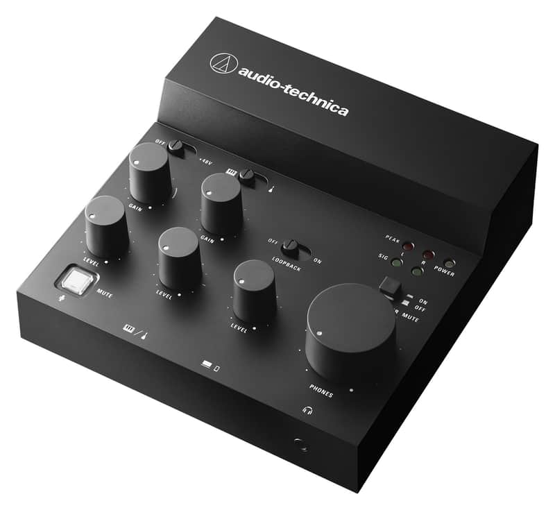 Audio Technica AT-UMX3 USB Audio Mixer - Plug-and-Play, Live Streaming Ready image 1
