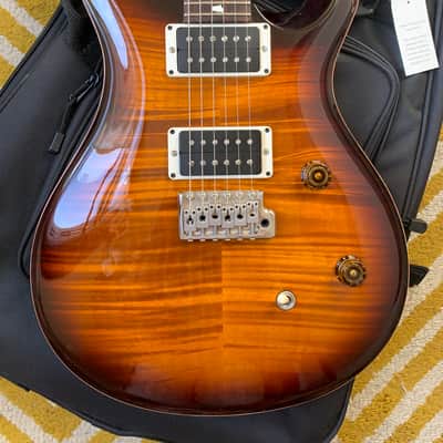 2017 PRS Paul Reed Smith USA CE-24 Burnt Amber Smokeburst Highly Figured W/ Gig Bag image 1