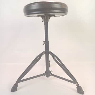 First Act Drum Throne Heavy Duty Double-Brace Seat Chair Black Powdercoat image 3