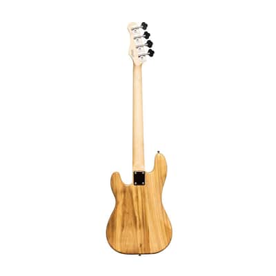 Stagg SBP-30 Standard "P" 4-String Electric Bass Guitar - Natural image 4