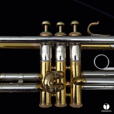 F.E. Olds & SonSuper Recording Los Angeles offset valves trumpet gamonbrass Bild 16