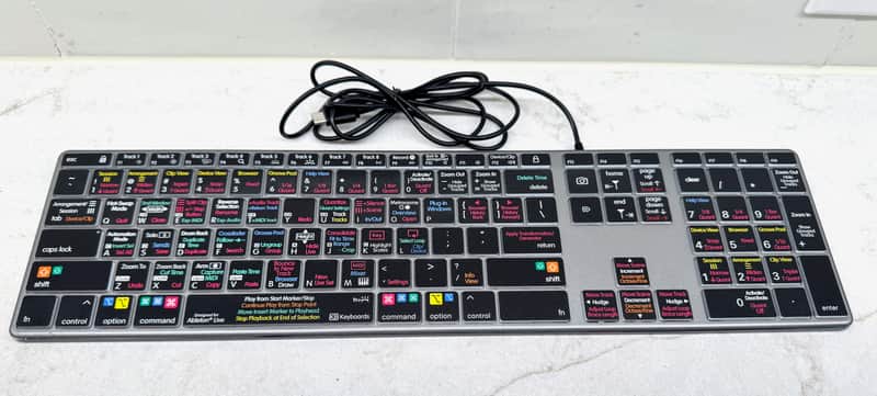 KB Keyboards Backlit Pro Aluminum Keyboard for Ableton Live 12 – Mint Condition image 1