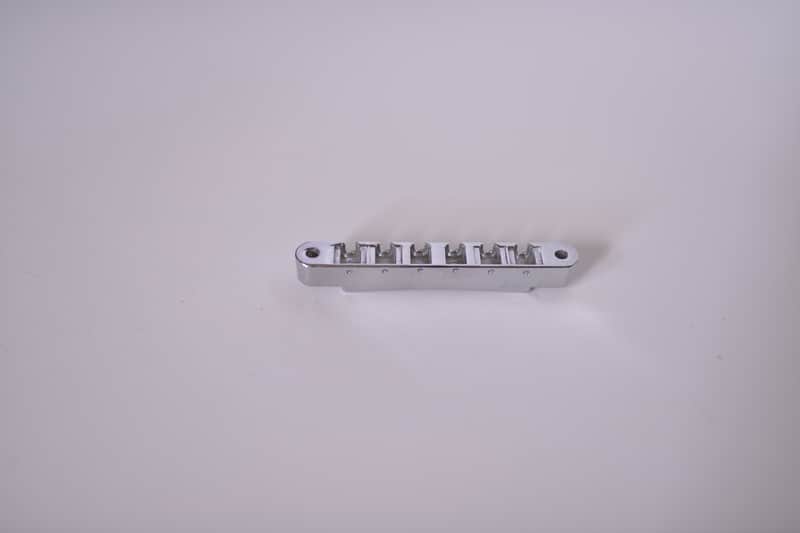 Gibson ABR-1 Tune-O-Matic Bridge with No Saddles Chrome image 1
