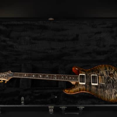 2015 PRS 30th Anniversary Wood Library Custom 24 Quilt 10-Top - Burnt Maple Leaf | USA Limited Edition Satin Flame Maple Neck Ziricote Fretboard 3.4kg | Coa OHSC image 24
