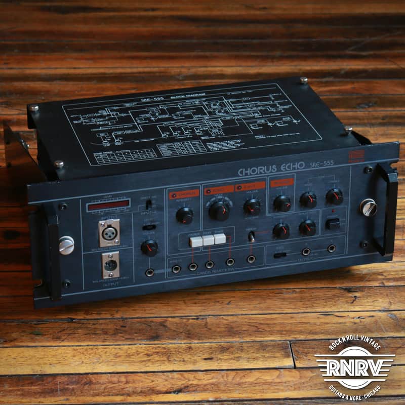 Roland SRE-555 Chorus Echo 1980 - 1984 - Black image 1