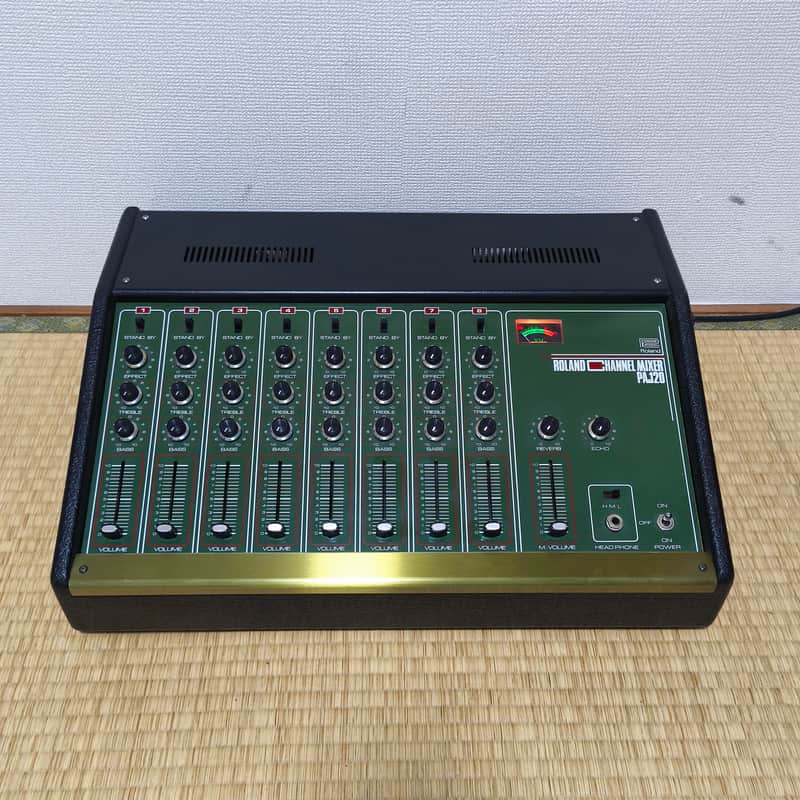 【Rare】Roland PA-120 Green PA Mixer – Exceptional Collector Condition image 1