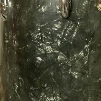 1962 Slingerland Black Diamond Pearl "Double Rail" Drum Set image 7