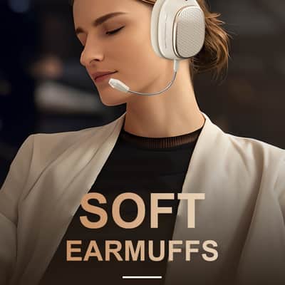 M12 Bluetooth Wireless Over-Ear Headphones with ANC Noise Cancellation, Long Battery Life image 10