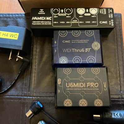 CME CME H4 WC with BLE,widi/midi, thru6 BT,u6 midi pro,widi master,widi ghost 2024 - Black/Blue image 2