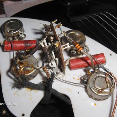 Silvertone Stratotone 1420 1962 Black image 5