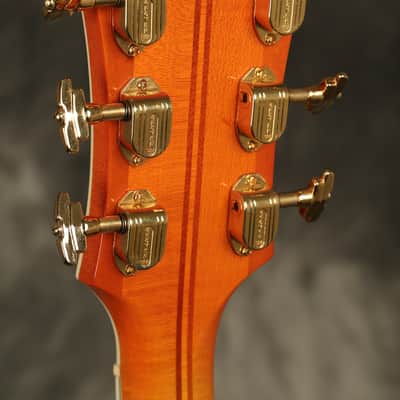 1988 Guild Artist Award in RARE Orange Sunburst w/ flame maple back + sides image 20