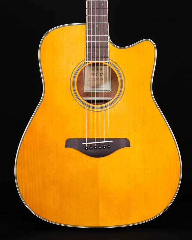 Yamaha FGC-TA TransAcoustic, Vintage Tint image 1