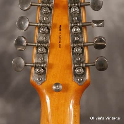 Vox Mando-Guitar 100% Complete 1960s Sunburst image 10