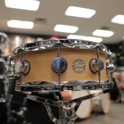 Used DW Collector's Series 5x14" Maple Snare Drum (Natural Maple) image 3