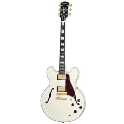 Epiphone 1959 ES-355 (Incl Hard Case) - Classic White w/ Gold Hardware image 2