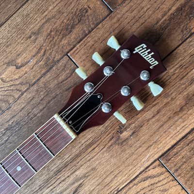 Vintage 1970s Gibbon LG-400 Les Paul Junior P90s Electric Guitar Walnut MIJ Japan image 9