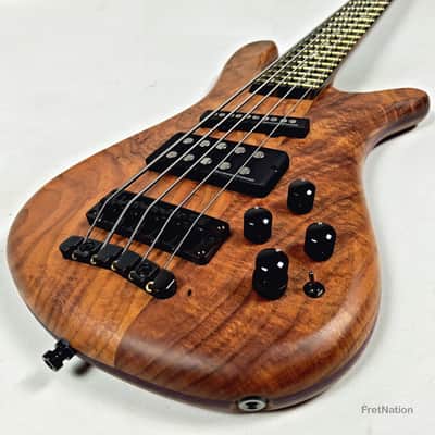 Warwick Masterbuilt P-Nut Signature III 5-string Blackwood Burl - 11.20lbs D 164317-26 image 5