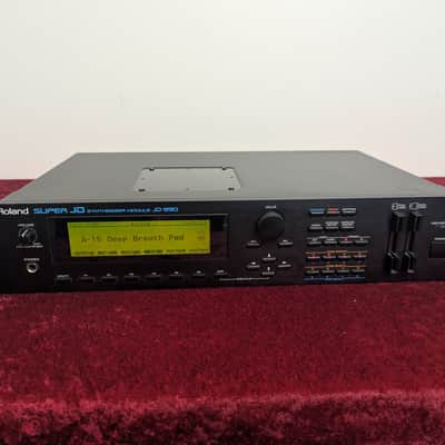 Roland Super JD-990 Sound Module with SR-JV80-04 Vintage Synth Expansion 1993 - 1996 - Black RackMount Synthesizer Rack Mount Synth Unit image 2