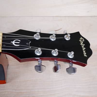 Epiphone Riviera (Japanese Domestic) Vintage 1970s Cherry Vintage Semi-Hollow w/ Hard Case image 4