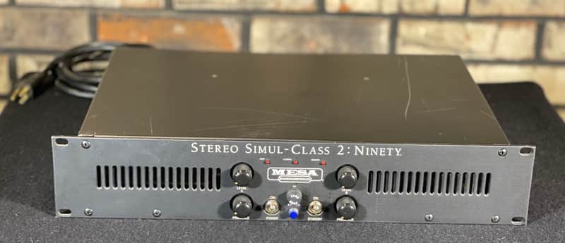 Mesa Boogie Stereo Simul-Class 2:Ninety 2-Channel 90-Watt Power Amplifier 1992 - 2013 Black image 1