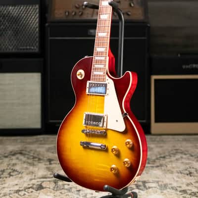 Gibson Les Paul Standard 50s Figured Electric Guitar - Iced Tea with Hardshell Case image 11