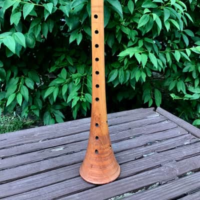 Moroccan Ghaita  Folk Oboe double reed oiled olive wood image 1