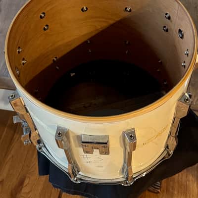 Pearl Marching Snare Drum 12 x 14" 10 Lug Taiwan Vintage image 10