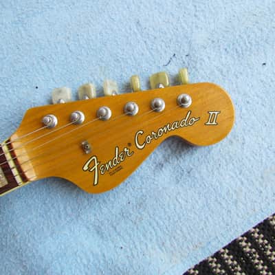 1967 Fender Coronado II Wildwood Finish With Original Case & Tremolo Arm Cool 2 Pickup Vintage Fender Coronado image 4