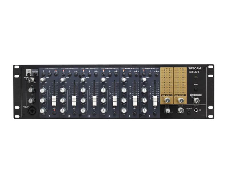 TASCAM MZ-372 7-Channel Rackmount Mixer image 1