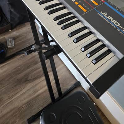 Roland Juno-106 61-Key Programmable Polyphonic Synthesizer 1984 - 1985 - Black image 15
