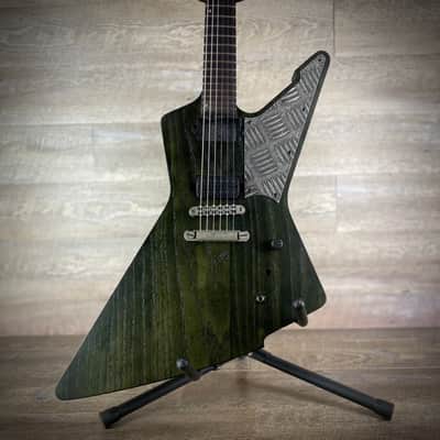 Custom Modded Schecter E-1 Apocalypse – High-Gain Hot-Rod (Rusty Grey Finish) - USED image 1